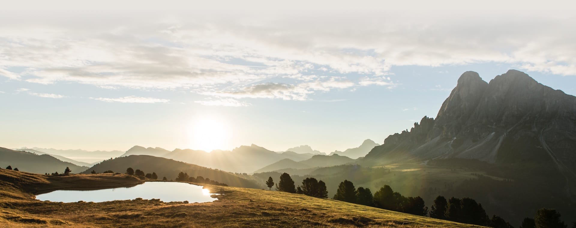 Sunset in the Dolomites